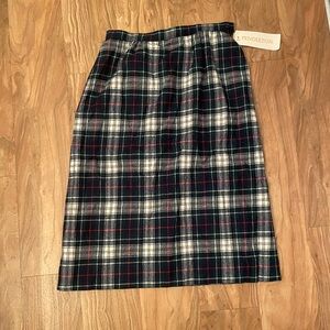 Pendleton Midi Virgin Wool Lined Mackenzie Dress Tartan Size 12 NWT MADE IN USA
